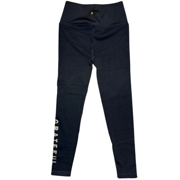 Spiritual Gangster Icon Seamless Jacquard Grateful Legging XS/S Black - Picture 5 of 8